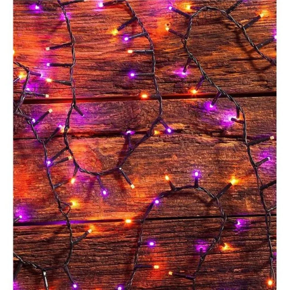 500 LED Halloween Lights, 164FT 8 Lighting Modes Plug in Waterproof Fairy Lights